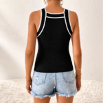 Sleeveless Tank Top Black - Image 3