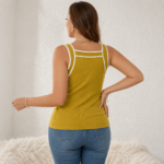 Sleeveless Tank Top Lime Green - Image 3