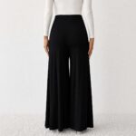 Wide Leg Maternity Pant Black - Image 3