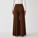 Wide Leg Maternity Pant Coffee - Image 4
