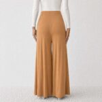 Wide Leg Maternity Pant Brown - Image 3