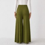Wide Leg Maternity Pant Olive - Image 3