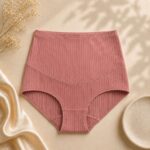 Pink-High Waist Maternity Panty