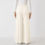 Wide Leg Maternity Pant Off-White - Image 4