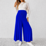 Wide Leg Maternity Pant Royal Blue