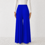 Wide Leg Maternity Pant Royal Blue - Image 4
